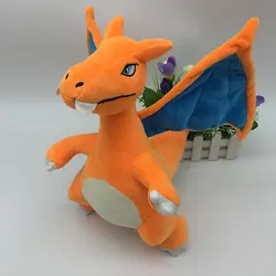 Горячая аниме персонажи Charizard плюшевые игрушки 30 см мягкие Животные Игрушечные лошадки для детей рождественские подарки Kawaii Charizard плюшевые