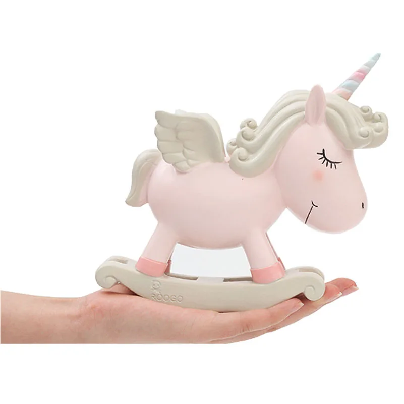 

INS Creative Unicorn Desktop Ornaments Original Design Handmade Home Decorations Children Gift Baby Room Craft Mascot Decoration