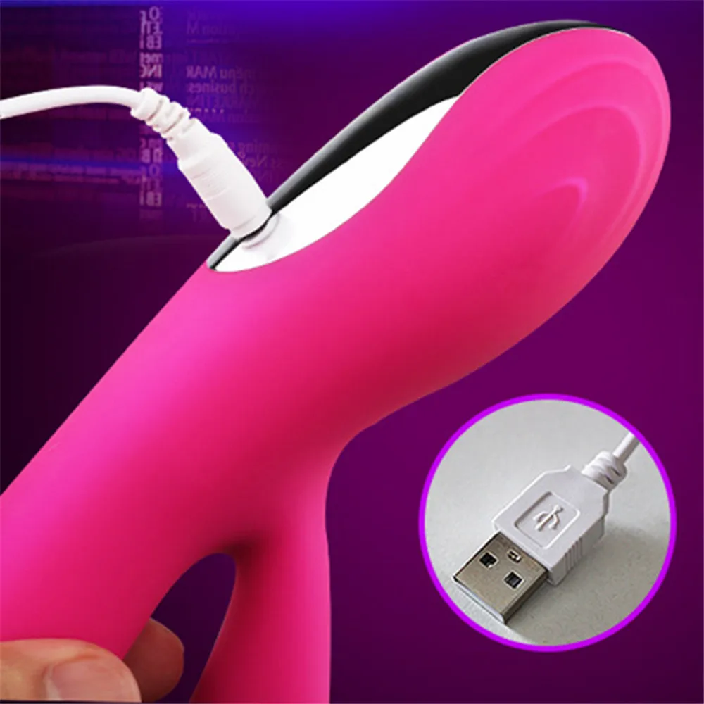 7 Speeds Auto Heating Rabbit Vibrator Clitoris Stimulator Dual Vibration Dildos G-spot Vagina Massager Adult Sex Toys For Women (1)