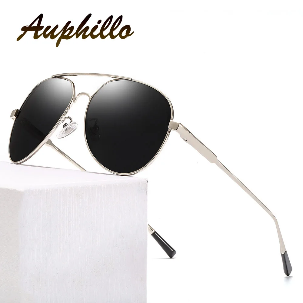 AUPHILLO Photochromic Sunglasses Men Classic Brand Designer Sunglasses Men Polarized Driver's Driving Glasses gafas sol hombre