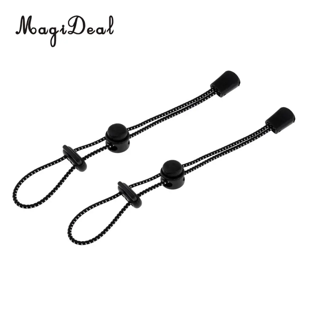 2 Pieces Outdoor Walking Stick Holder Elastic Wrist Strap for Backpack Hiking Pole Canes Alpenstocks Fixing Buckle Security