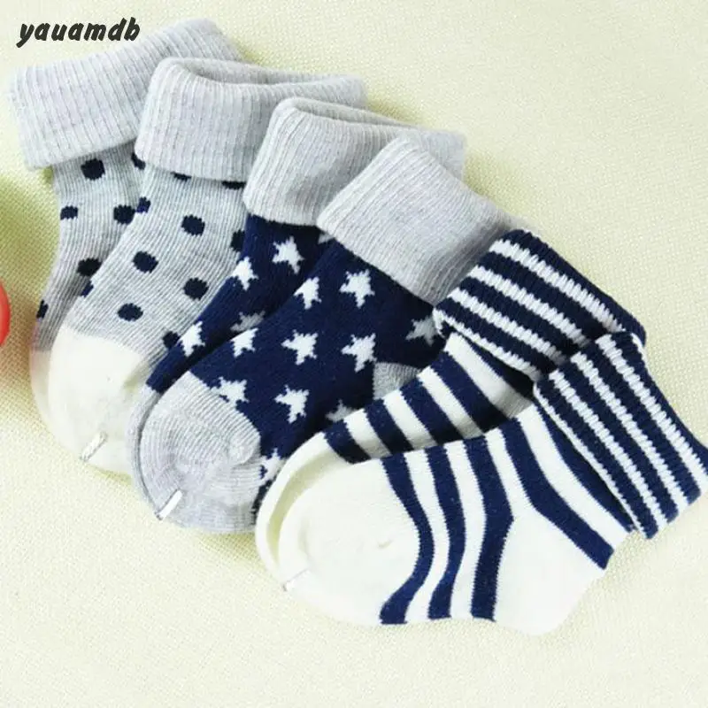 

2016 new children socks 2 pairs/lot cartoon short kids Print sock spring/autumn cotton cute pattern baby girls/boys socks 3.5