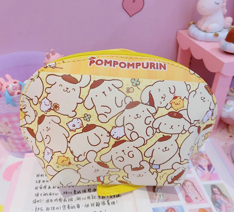 Мультяшная косметичка Sanrio, Hello Kitty My Melody Cinnamoroll Dog Little Twin Star, Милая женская косметичка для хранения, косметичка для девочек, подарок