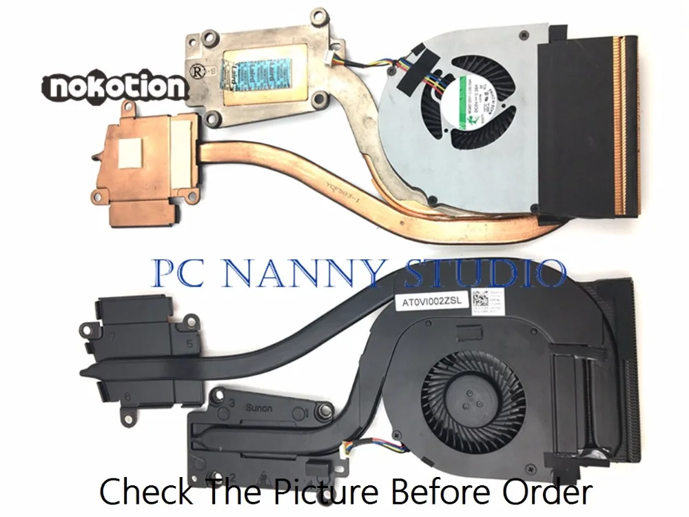 Nokotion For Dell Latitude E6540 072xrj At0vi002zsl Cooling Fan & Heatsink  Assembly Radiator Cooler Working Used - Fans & Cooling - AliExpress