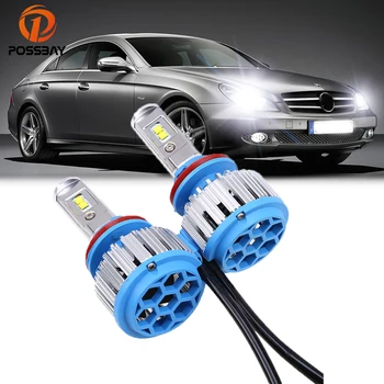 

POSSBAY H7/H8/H11/880/9005/9007/H1/H3/9006/H4 LED Headlight 35W/40W Car LED White Headlights Bulb Fog Light 6000K DC 8-48V