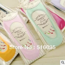 Бамбуковые волокна женщин хлопок Носки невидимый носок тапочки Повседневные носки женские ботильоны Носки 10 пар/лот