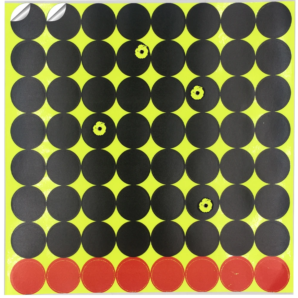 

Splatter & Reactive Targets 640pcs (64 x 10 pack) Self adhesive 1" Cover-up Patches
