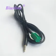 Mini ISO 6pin Port Aux Cable Wire for Renault Radio Updatelist