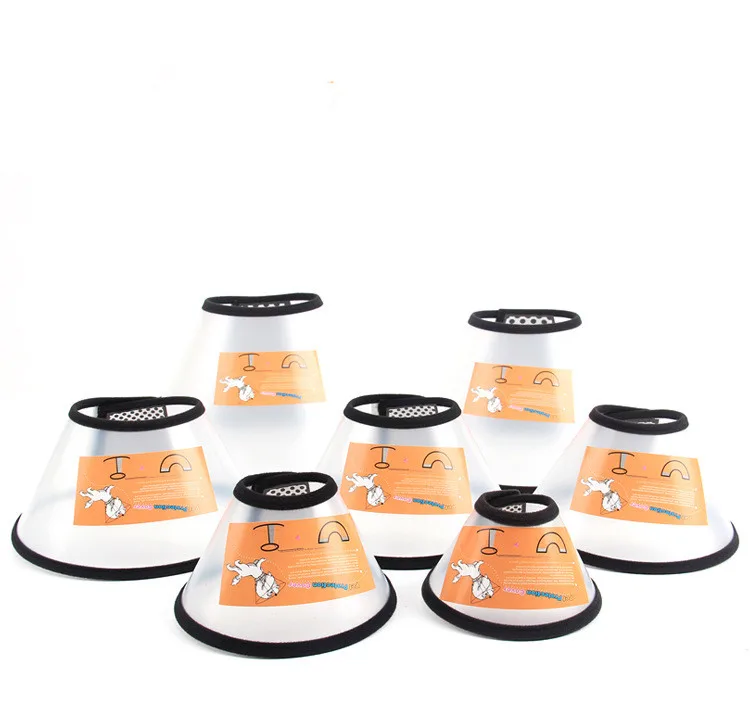 New Dog Accessories Pet Products Plastic Cat Dog Collar Elizabeth Circle Anti Bite and Scratching Collars Beauty Healing Brace