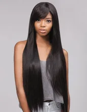 7a Unprocessed Virgin Brazilian Human Hair Lace Front Wigs Silky Straight Full Lace Wigs With side Bangs In Stock Free Shipping