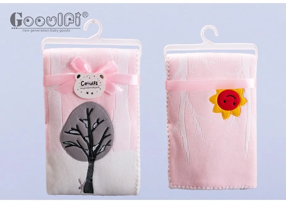 Gooulfi мини-одеяло для маленьких девочек, акрил, подкладка из трикотажной микрофибры, детское одеяло для новорожденных девочек, детское одеяло