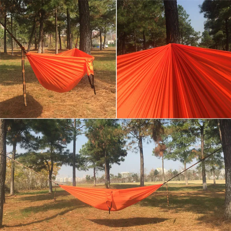 2019 Dropshipping Portable Parachute Hammock Camping Survival Garden  Hunting Leisure Hamac Travel Double Person Hamak