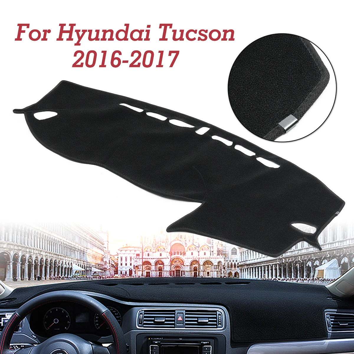 Buy Black Dashboard Dash Mat Dashmat Sun Cover Car