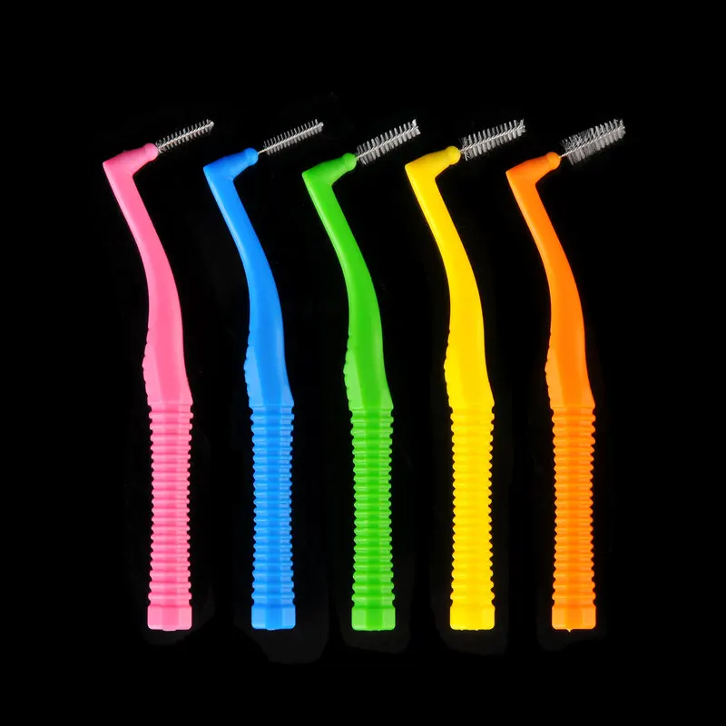 Cepillo Interdental 20 piezas Cleanpik L formas Limpieza Interdental Cepillo Oral cuidado de Dientes De