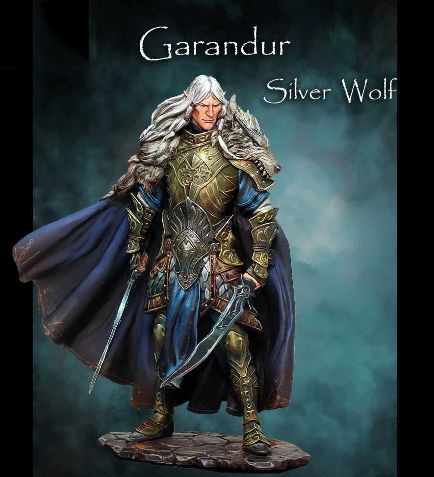 2190--GARANDUR SILVER WOLF--80mm  