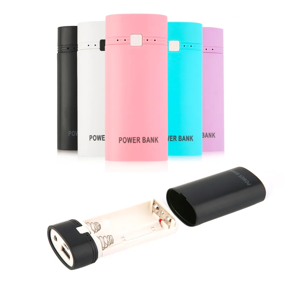 USB Power Bank Case DIY Kit 18650 Battery Charger Box-in