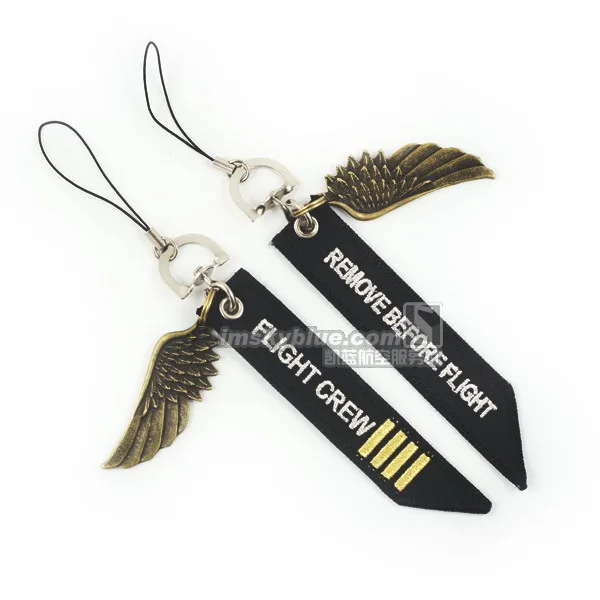 

Flight Crew Luggage bag Tag with Metal Wing Epaulette Epaulet Shoulder Mark Style Best Gift for Pilot Aviation Lover
