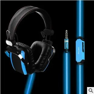 Flashing folding headphone (single line) Top quality channel professional gaming headset usb computer with mic | Электроника