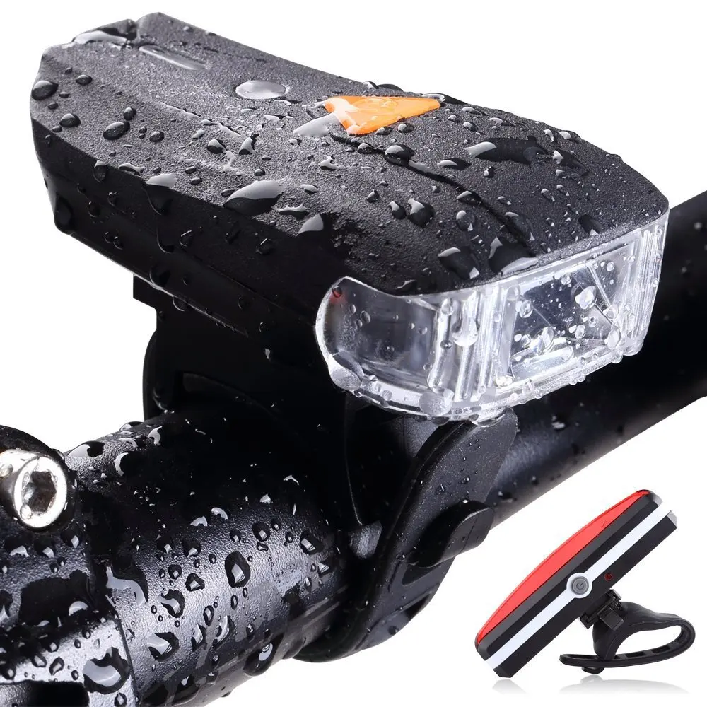 New Cycling Lights MTB Road Bike Front Headlight USB Rechargeable