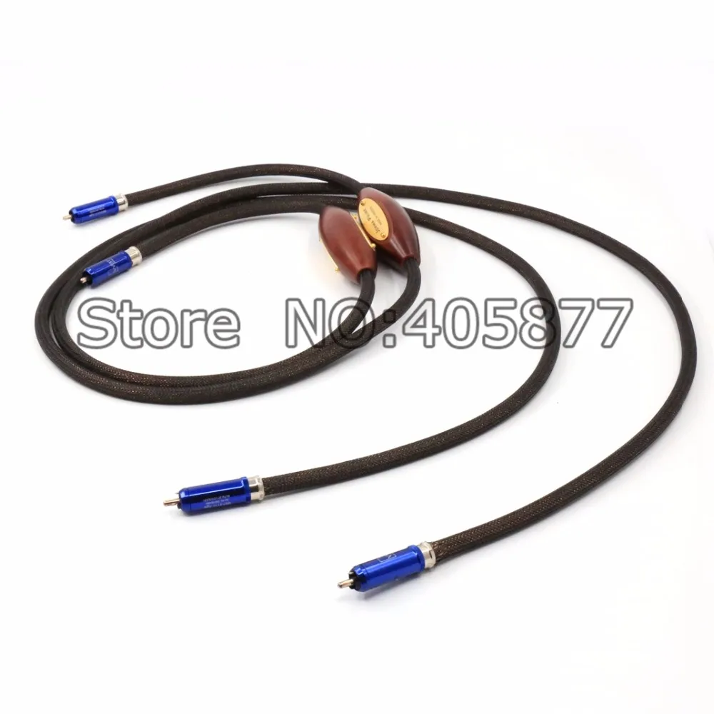 

Free DHL shipping Jorma Design Statement interconnect cable with WBT-0110Ag RCA connector plug