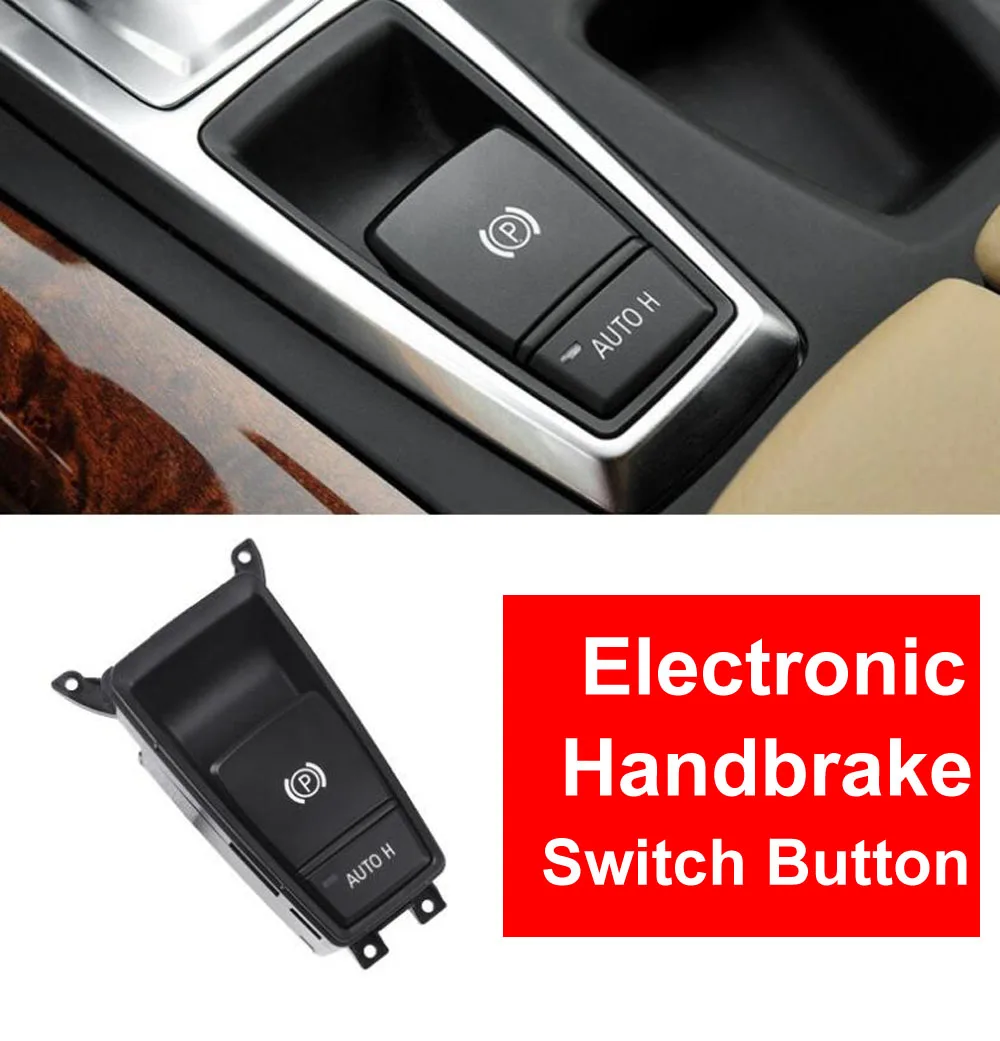 Авто электрический парковка стояночного тормоза кнопка включения для BMW X5 E70 2006-2013 61319148508 стояночный тормоз Управление переключатель