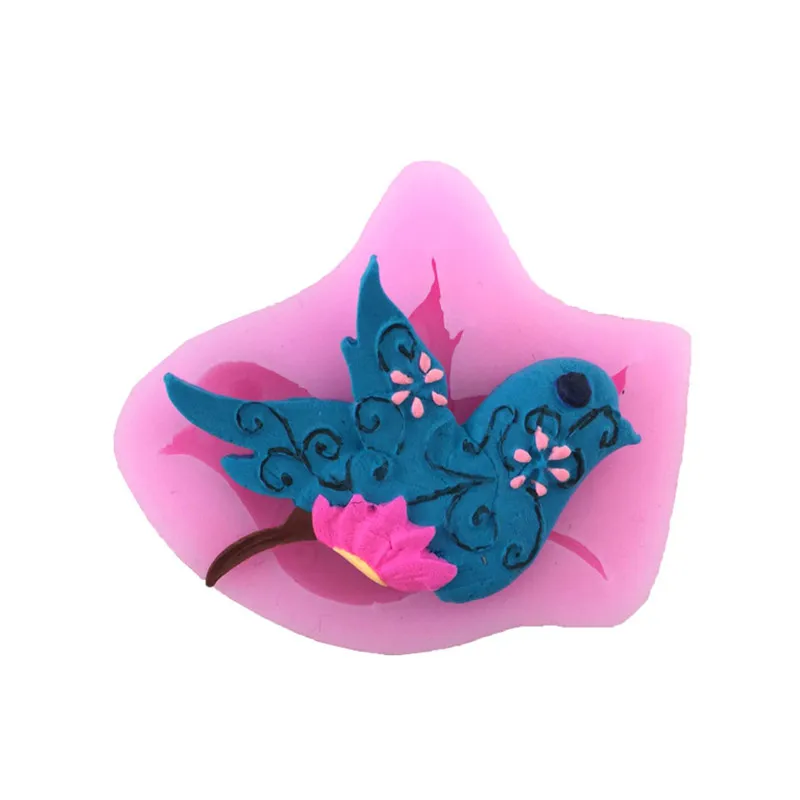 

Beautiful Lace Bird Shape Silicone Cake Mold,Baking Mould For Candy Jelly Chocolate Sugar Craft Fondant Cake Decorating Tools