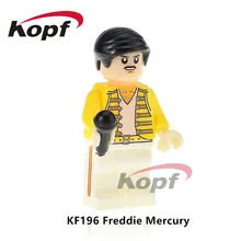 KF196 Супер Герои Фредди Меркурий свинец известный певец королева строительные блоки кирпичи фигурки коллекция для детей подарок игрушки
