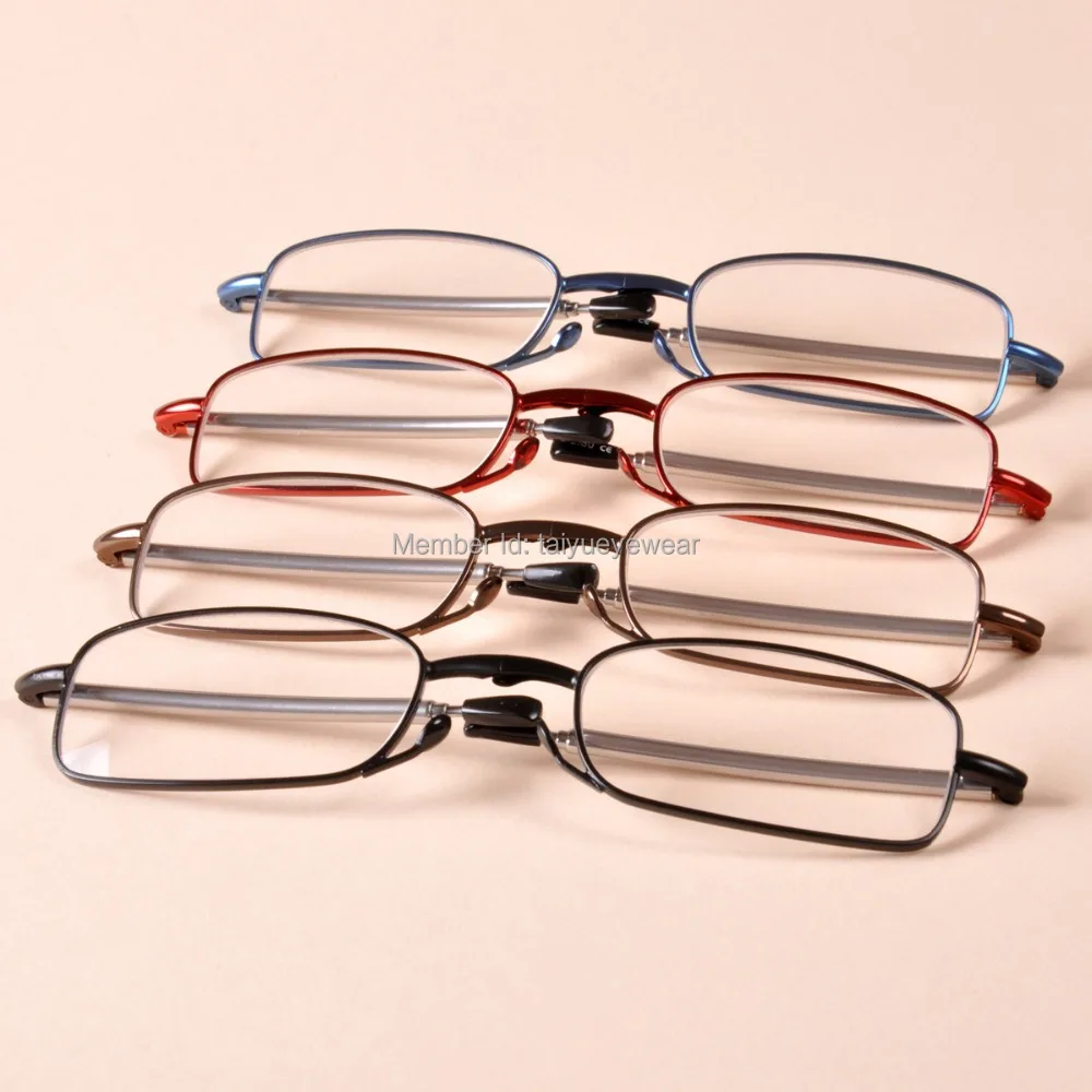 MEESHOW очки для чтения Карманный считыватель складной светильник очки для чтения с Чехол