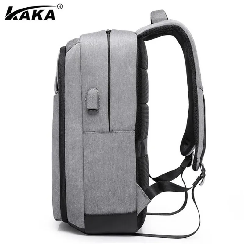 2018 KAKA Холщовый мужской рюкзак сумка бренд 17 3 дюйма ноутбук Mochila для мужчин