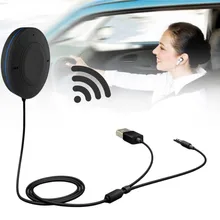 Профессиональный hands free call Автомобильный Универсальный AUX Беспроводной Bluetooth Audio приемник Bluetooth 4.1 + EDR черный Лидер продаж