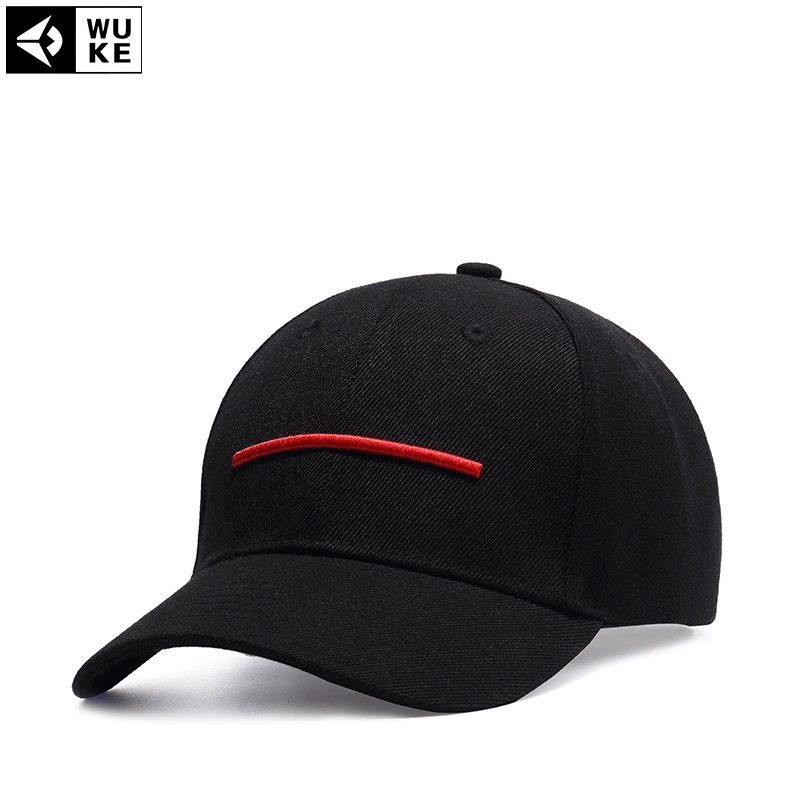 Wuke Brand New Bone Baseball Cap Black Bone Masculino Simple Cap High ...