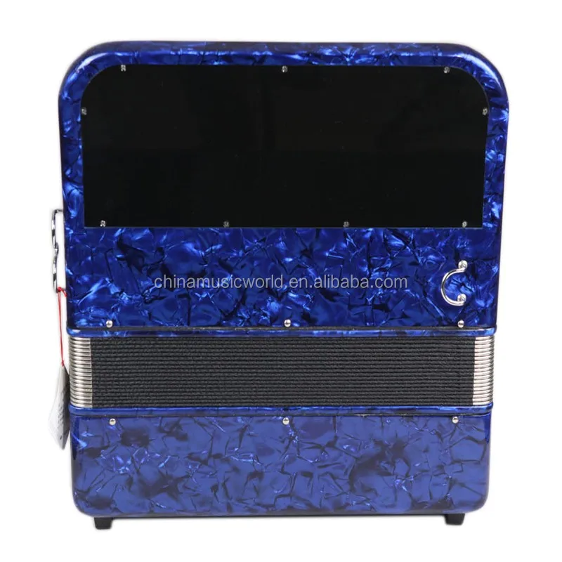 Afanti Super popular 72keys 96Bass Dark Blue Piano Accordion AFA-54 accordion fabric