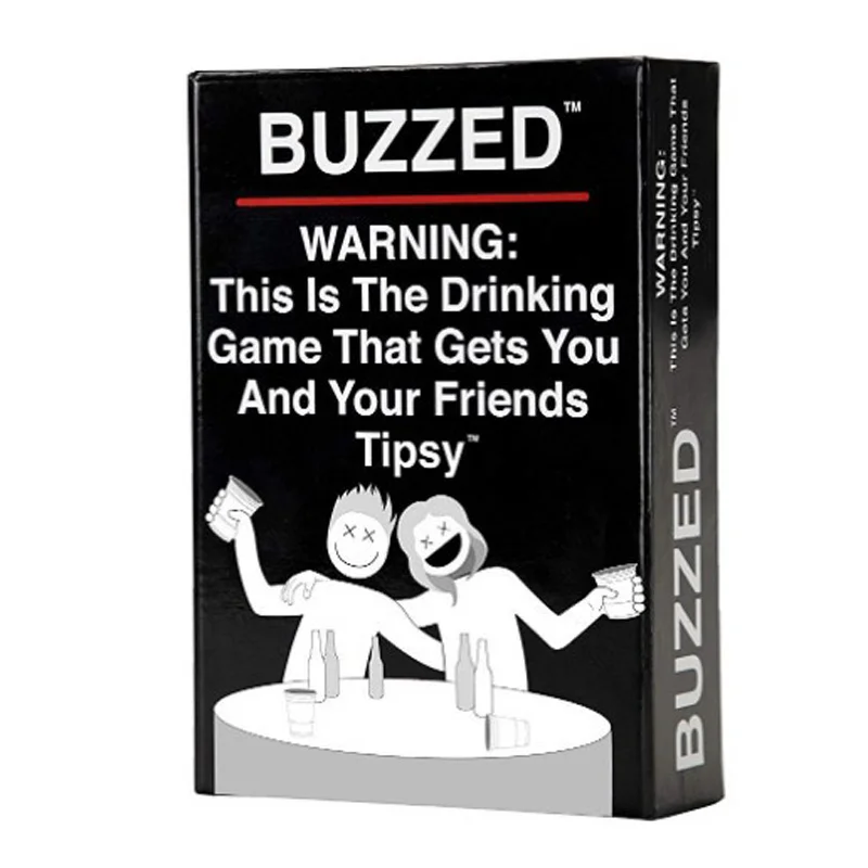 Жужжит-это Питьевая игра, которая дает вам и вашим друзьям впустую/Tipsy! Настольная игра карты
