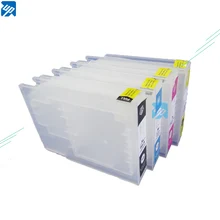 T9071 T9081-T9084 многоразовый чернильный картридж для Epson WF-6590 WF6590 WF-6090 WF6090 Европейский принтер с одним чипом