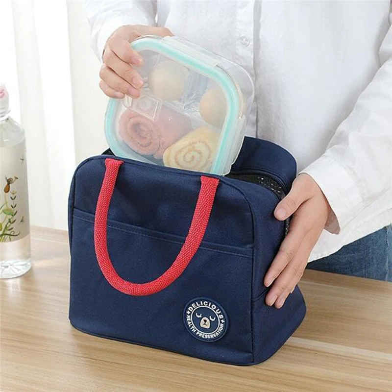 Женские детские сумки для обеда, термоизолированная сумка, водонепроницаемая переносная сумка для обеда, изоляционная коробка для обеда, школьные сумки для хранения еды