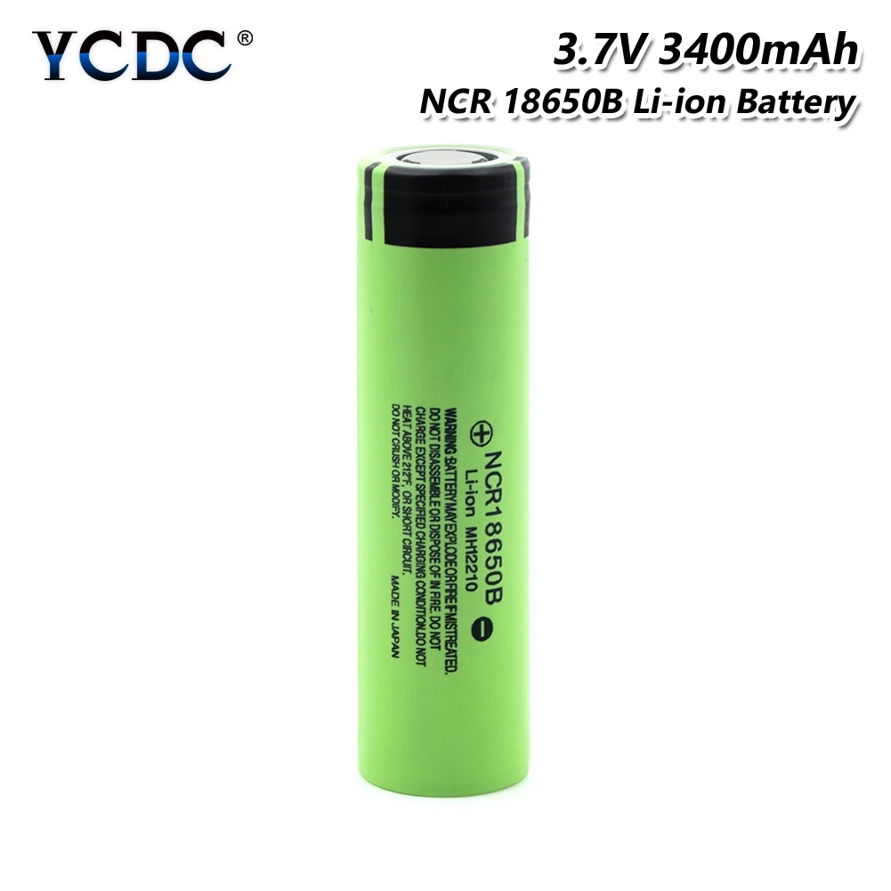 Panasonic NCR 18650 Аккумулятор Перезаряжаемый 3400mah 3,7 v литиевая 3400MAh батарея 18650B cellfor лазерная ручка светодиодный фонарик для ноутбука