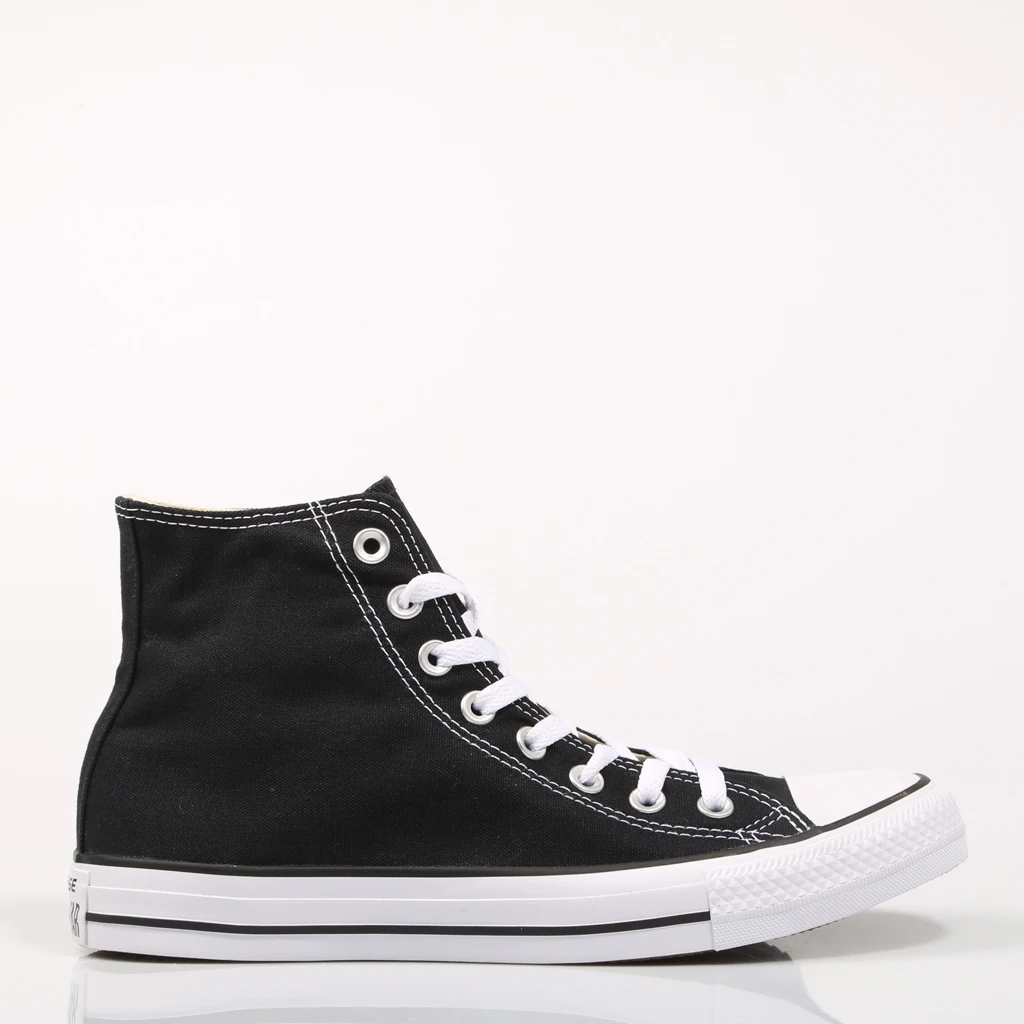Конверс ZAPATILLAS ALL STAR HI BLACK M9160C Negro Lona Mujer Hombre унисекс черные кроссовки для женщин и