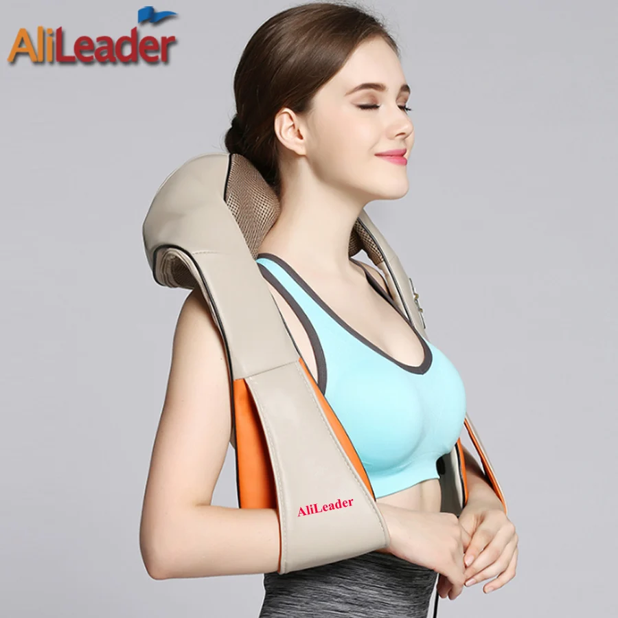 Portable Massage Pillow With Warm Heat For Back Shoulder Foot Arm Leg