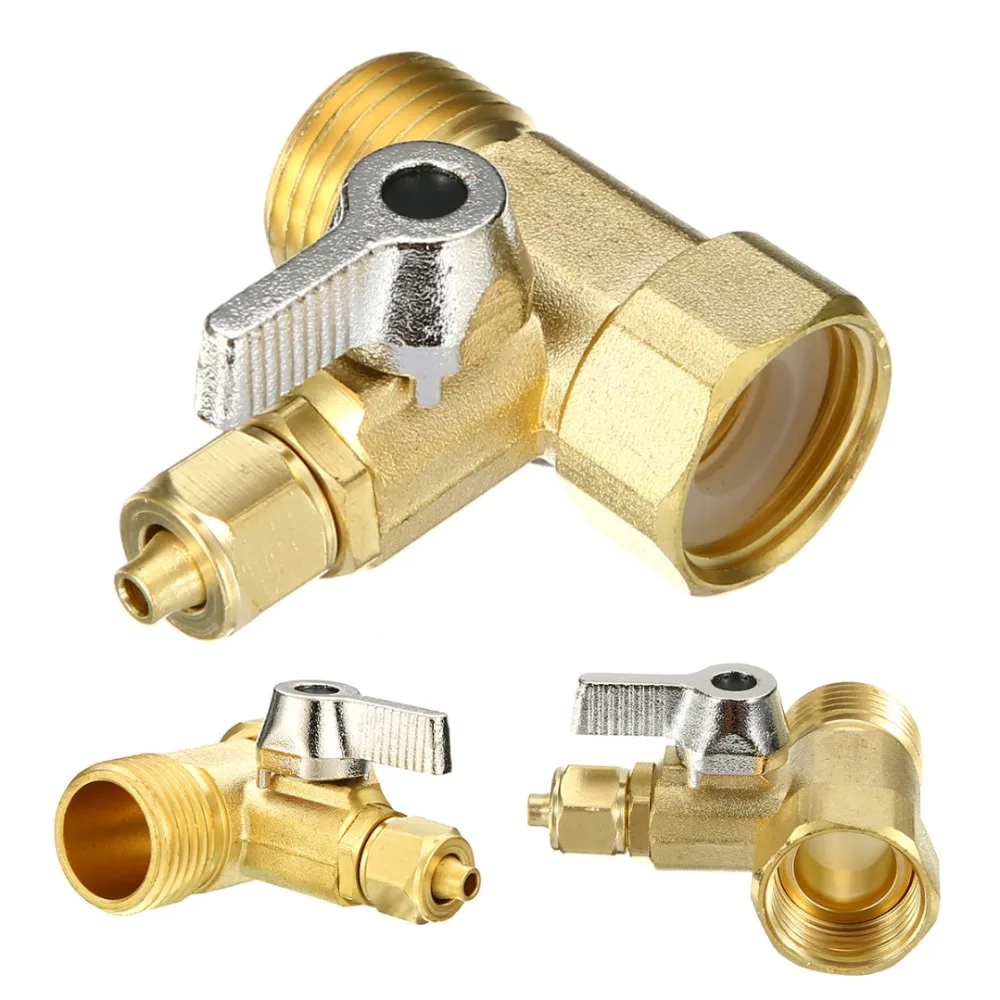 

1/2'' To 1/4'' Faucet Water Filter Ball Valve Reverse Osmosis System RO Feed Ball Valve for Home Water Purifier Tap