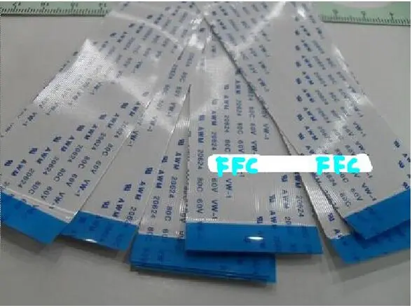 5pcs FFC 0 5pitch 50pin 200mm long type B Flexible Flat Cable For TTL LCD DVD 3