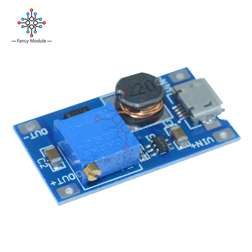 

2A booster board DC-DC step-up module input 2/24V to 5/9/12 / 28V Replace XL6009