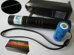 Новый 532nm зеленый лазерная указка лазер ручка Лазерная этап Освещение + Подарочная коробка + Smart Зарядное устройство