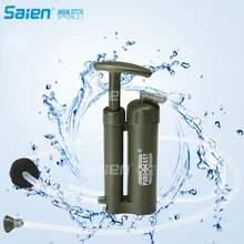 UPGRADED Personal Portable Water Filter, 3 Stage Purifier, Emergency Survival Gear, Outdoor, Hiking, Camping, Travel