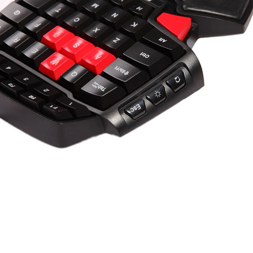 gaming keyboard duplo espaço botão usb teclado