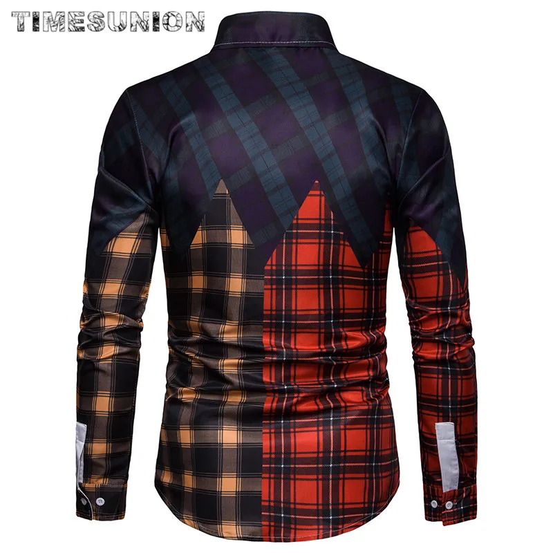 Men Plaid Shirt High Quality Social Men s Plaid Dress Shirts Long Sleeve Formal Soft Business 2