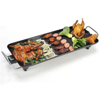 

Free shipping High Quality Smokeless Nonstick Electric BBQ Barbecue Grill Indoor Barbecue Roast Meat Equipment For Family Party