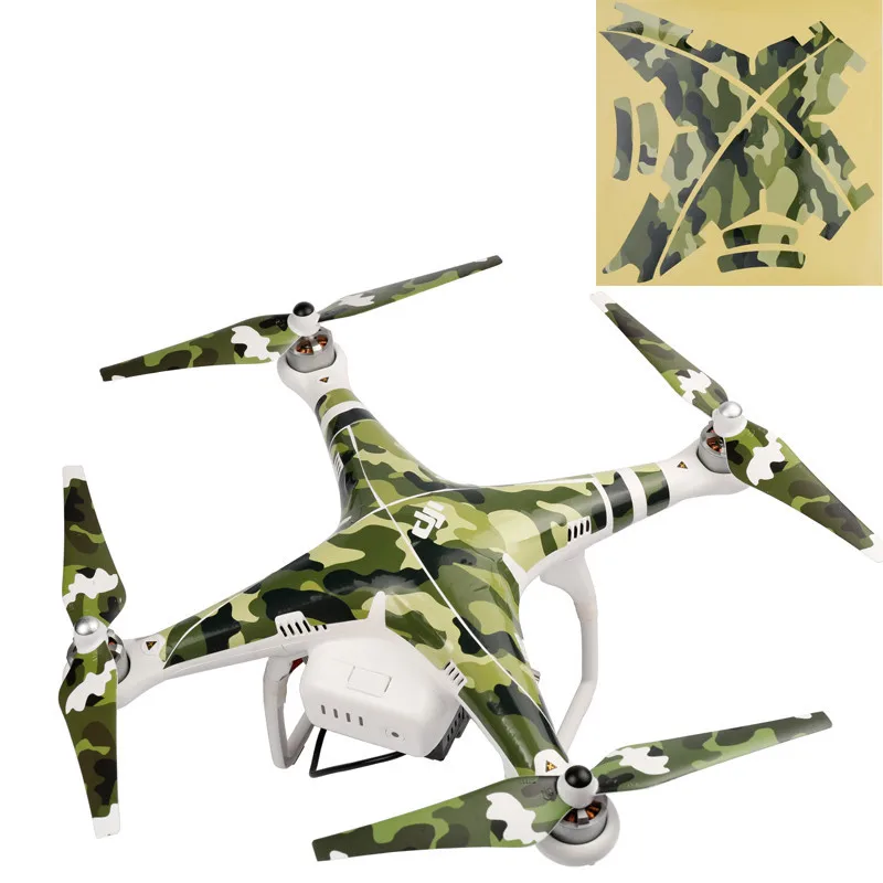 Waterproof Rc DJI Phantom 2 Vision Plus GPS Drone RC Quadcopter Kit 5.8G Radio FPV Camera Sticker Phantom Shell Stickers