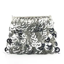 Женский вечерний клатч, ручная работа, блестящий клатч, Женский Кристальный дневной клатч, сумочка для свадьбы, вечерние, для банкета, черный/серебристый, с жемчужной цепочкой, 3
