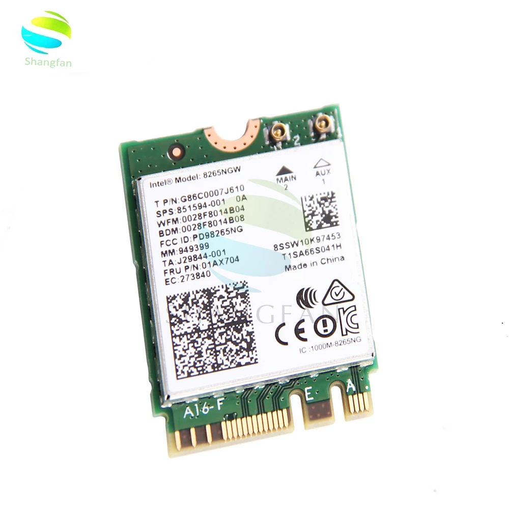 Двухдиапазонный 802.11ac для Intel беспроводной-AC 8260 8260NGW NGFF 2x2 wifi 867 Мбит/с Wi-Fi+ Bluetooth 4,2 Wlan карта для Windows 7 8 10