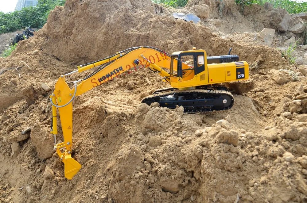 Готово к работе! Модель экскаватора Komatsu Rc 1/12|rc excavator|excavator modelrc model excavator |